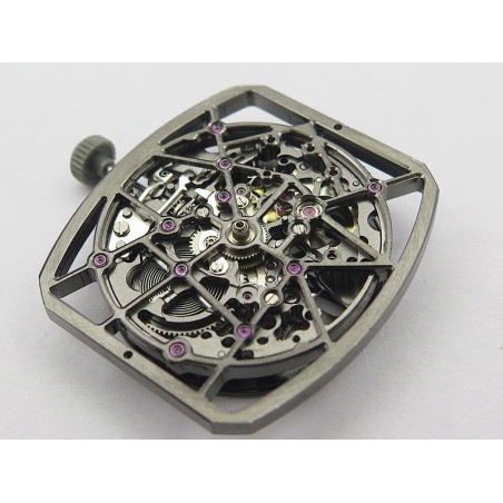 Hangzhou 6D53E Asian Skeleton Automatic Watch Movement