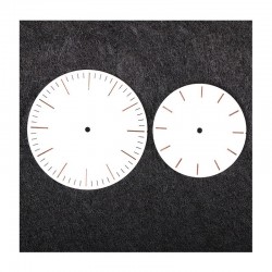 Bright white Enamel Dial...